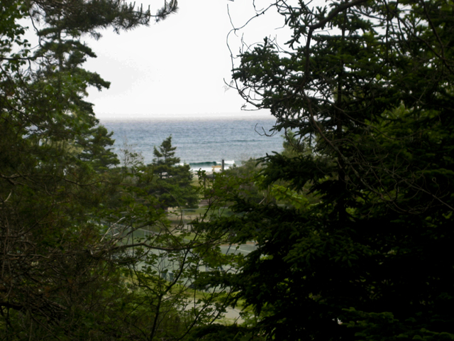 Breaking wave at White Point, NS