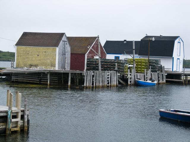 Fishing shacks, First Peninsula, NS