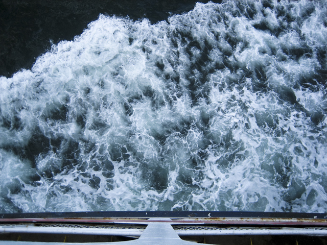 Bow wave, PEI Ferry