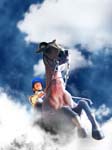 Steeplechase in Clouds